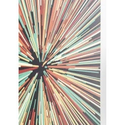 KARE Design Tableaux En Verre|Tableau En Verre 3D Light Speed 100X100Cm