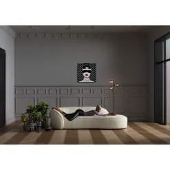 KARE Design Tableaux En Verre|Tableau En Verre Fashion Haircut 80X80Cm