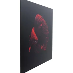 KARE Design Tableaux En Verre|Tableau En Verre Fire Fish 100X100Cm