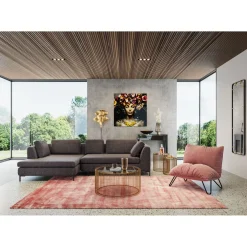 KARE Design Tableaux En Verre|Tableau En Verre Flower Art Lady 80X80Cm