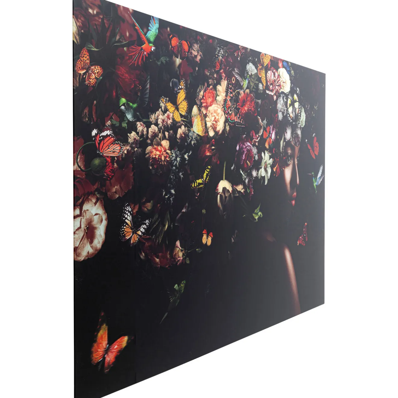 KARE Design Tableaux En Verre|Tableau En Verre Flowery Shoulder View 150X100Cm