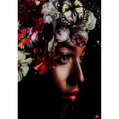 KARE Design Tableaux En Verre|Tableau En Verre Flowery Shoulder View 150X100Cm