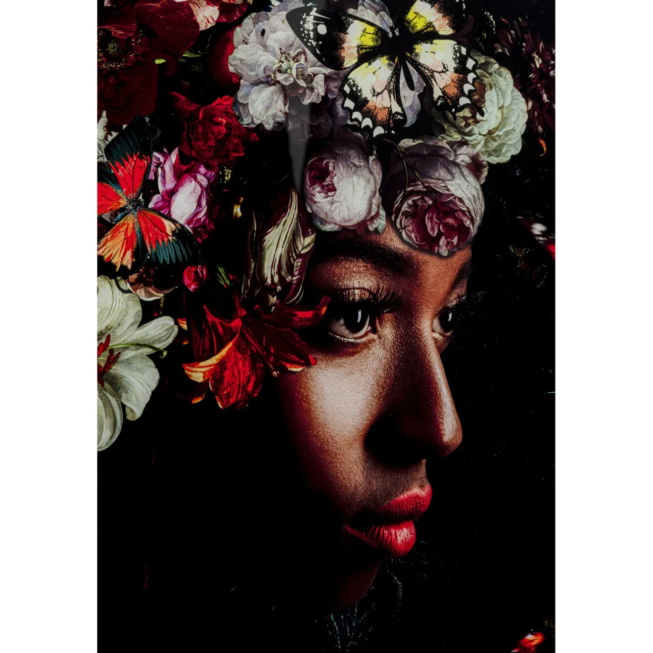 KARE Design Tableaux En Verre|Tableau En Verre Flowery Shoulder View 150X100Cm