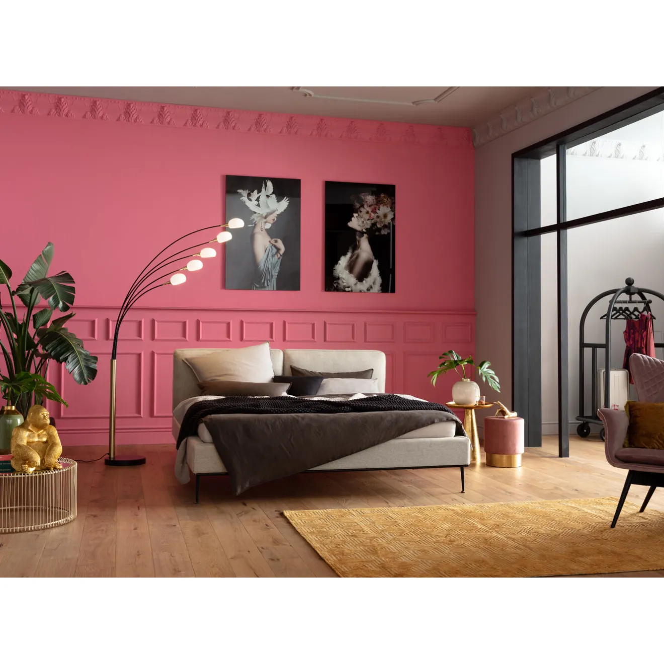 KARE Design Tableaux En Verre|Tableau En Verre Flowery Beauty 80X120Cm