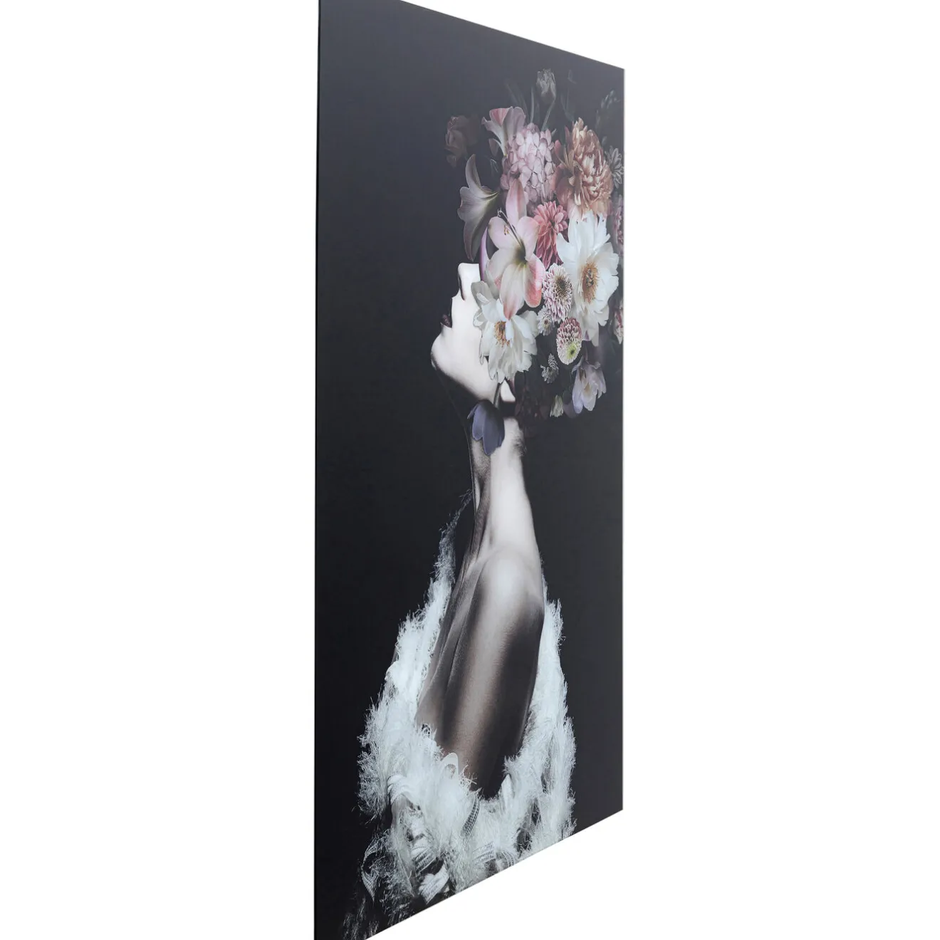 KARE Design Tableaux En Verre|Tableau En Verre Flowery Beauty 80X120Cm