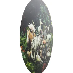KARE Design Tableaux En Verre|Tableau En Verre Jungle Animals O120Cm