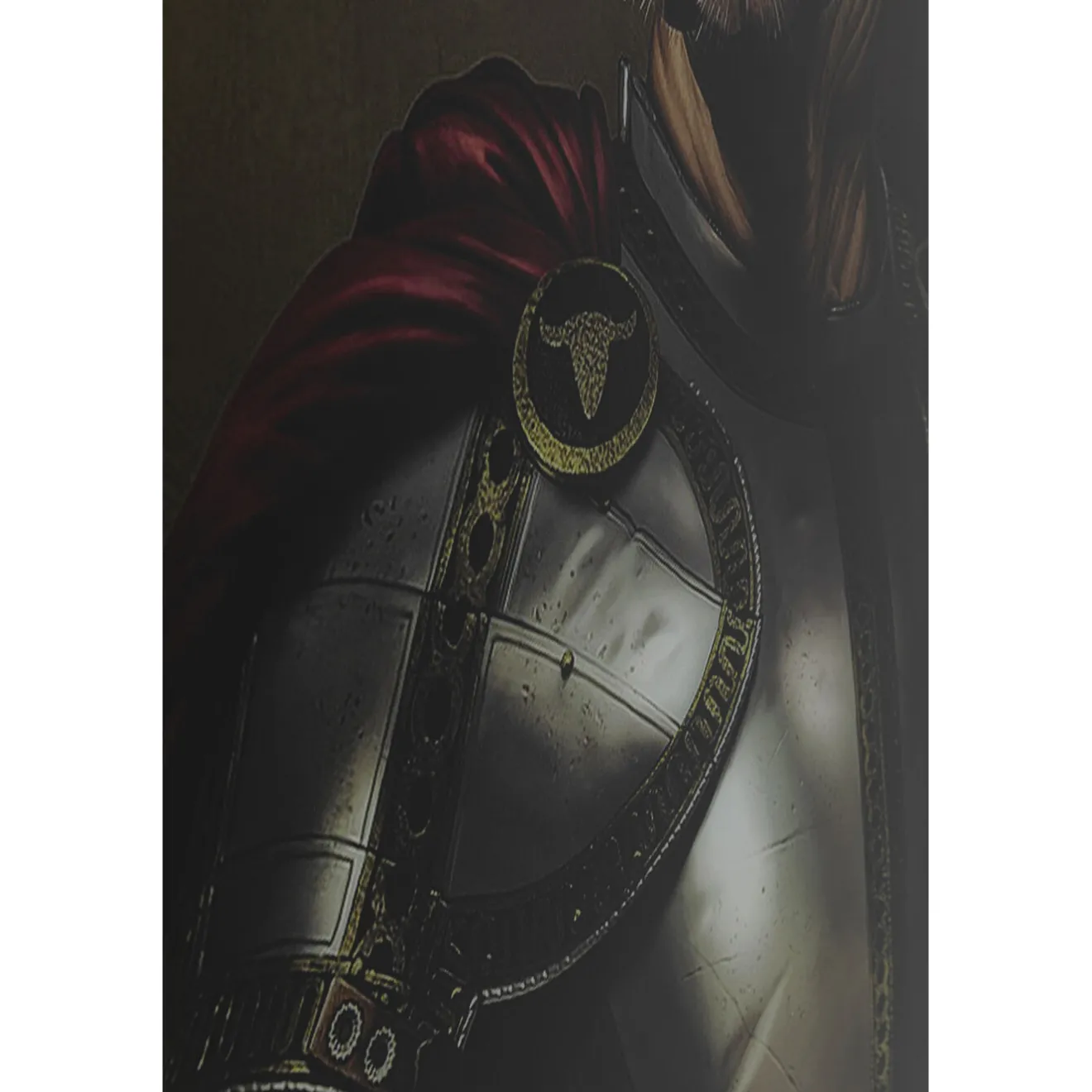 KARE Design Tableaux En Verre|Tableau En Verre Knight Cow 120X120