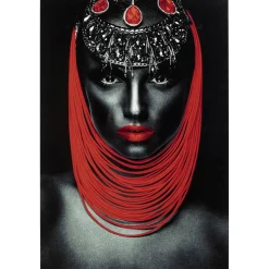 KARE Design Tableaux En Verre|Tableau En Verre Lady Lips Red 80X120