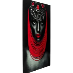 KARE Design Tableaux En Verre|Tableau En Verre Lady Lips Red 80X120