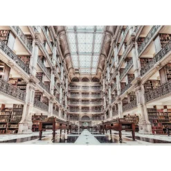 KARE Design Tableaux En Verre|Tableau En Verre Library 150X100Cm