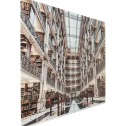 KARE Design Tableaux En Verre|Tableau En Verre Library 150X100Cm