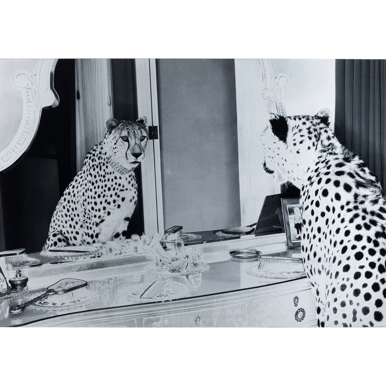 KARE Design Tableaux En Verre|Tableau En Verre Metallic Gepard 150X100Cm