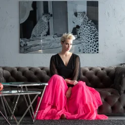 KARE Design Tableaux En Verre|Tableau En Verre Metallic Gepard 150X100Cm