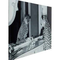 KARE Design Tableaux En Verre|Tableau En Verre Metallic Gepard 150X100Cm