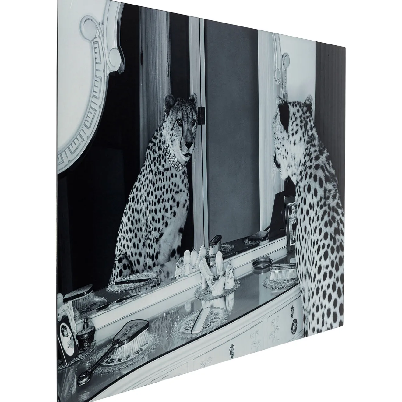 KARE Design Tableaux En Verre|Tableau En Verre Metallic Gepard 150X100Cm