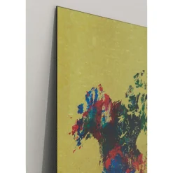 KARE Design Tableaux En Verre|Tableau En Verre Metallic Colourful Map 150X100Cm
