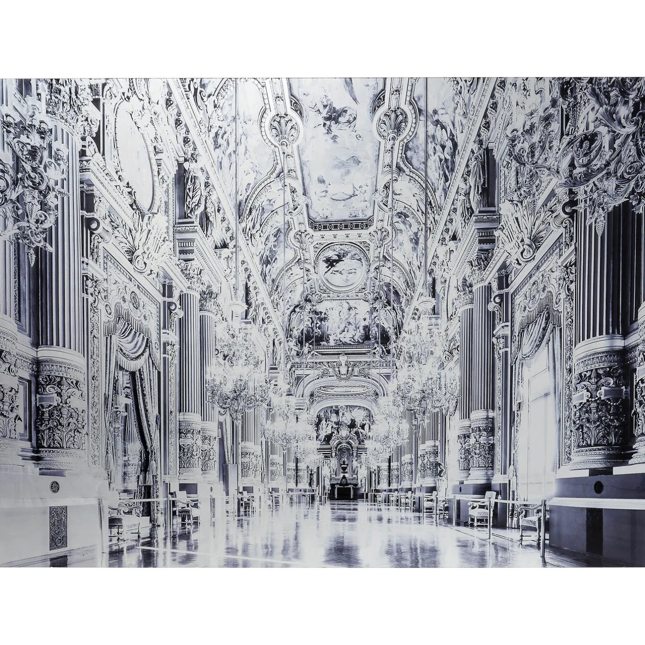 KARE Design Tableaux En Verre|Tableau En Verre Metallic Versailles 180X120Cm