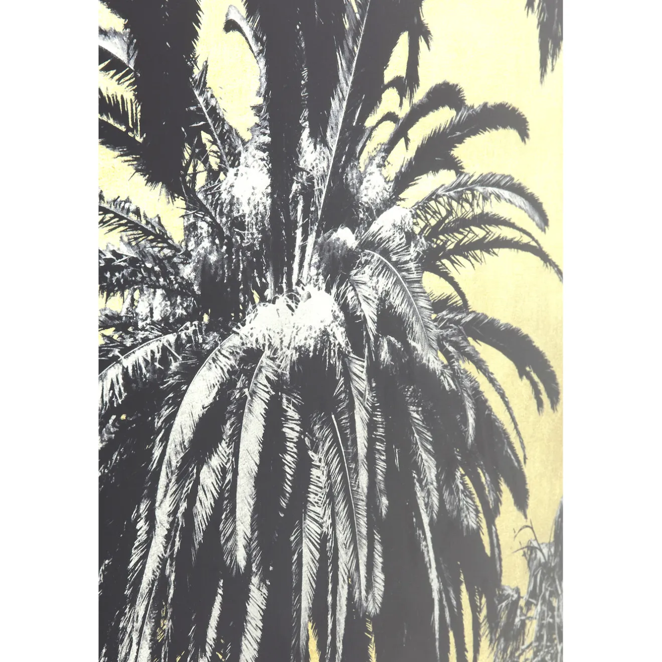 KARE Design Tableaux En Verre|Tableau En Verre Metallic Palms 180X120Cm