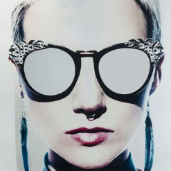 KARE Design Tableaux En Verre|Tableau En Verre Metallic Girlie 120X120Cm