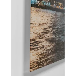 KARE Design Tableaux En Verre|Tableau En Verre Night Skyline 90X120Cm