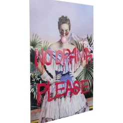 KARE Design Tableaux En Verre|Tableau En Verre No Drama 90X120Cm