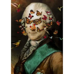 KARE Design Tableaux En Verre|Tableau En Verre Noble Butterfly 100X150Cm