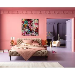 KARE Design Tableaux En Verre|Tableau En Verre Rose Paradise 3D 120X120Cm