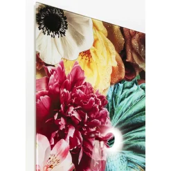 KARE Design Tableaux En Verre|Tableau En Verre Rose Paradise 3D 120X120Cm