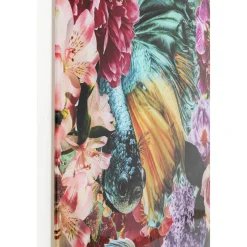 KARE Design Tableaux En Verre|Tableau En Verre Rose Paradise 3D 120X120Cm