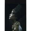 KARE Design Tableaux En Verre|Tableau En Verre Royal Headdress Profile 100X150Cm
