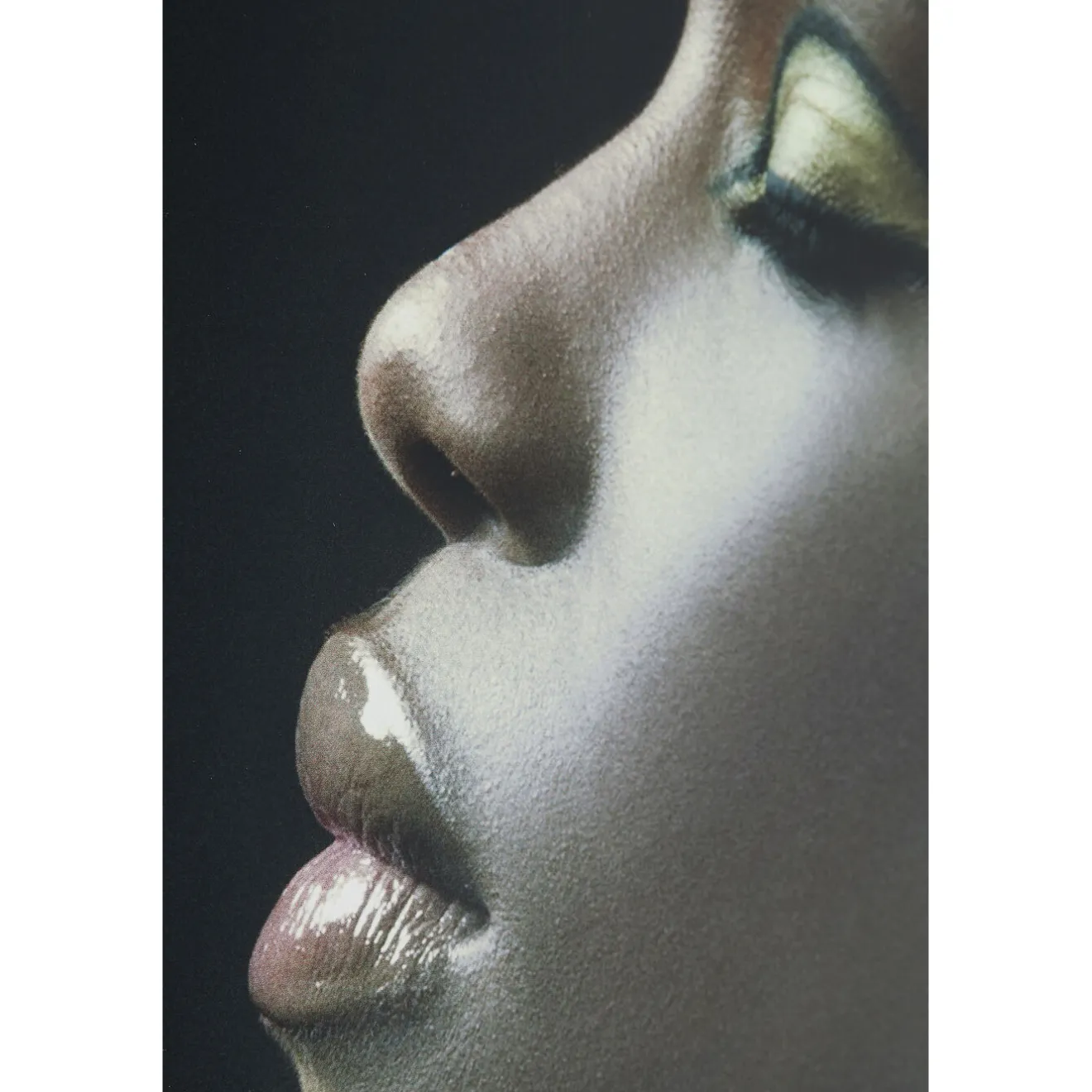 KARE Design Tableaux En Verre|Tableau En Verre Royal Headdress Profile 100X150Cm