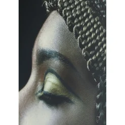 KARE Design Tableaux En Verre|Tableau En Verre Royal Headdress Profile 100X150Cm