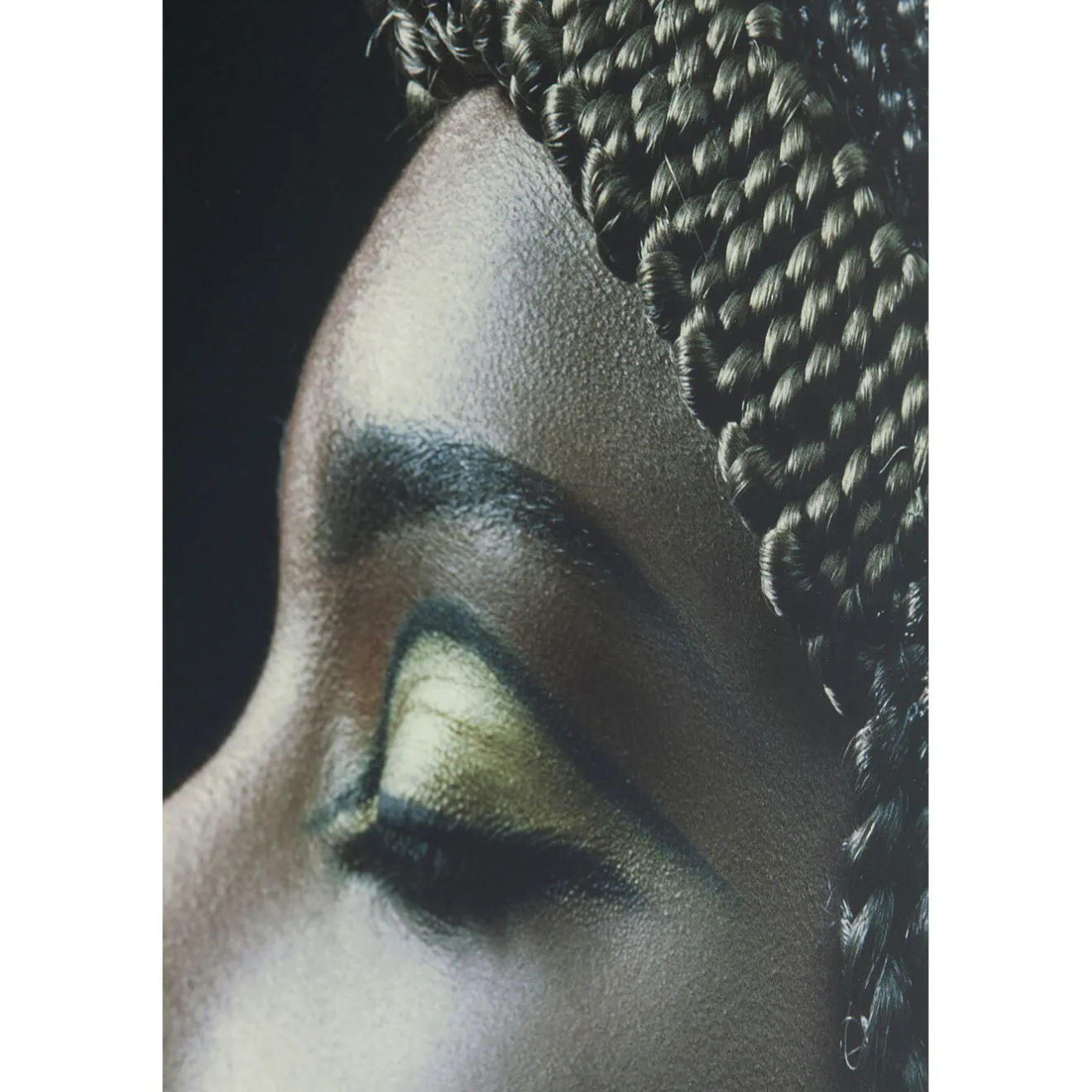 KARE Design Tableaux En Verre|Tableau En Verre Royal Headdress Profile 100X150Cm