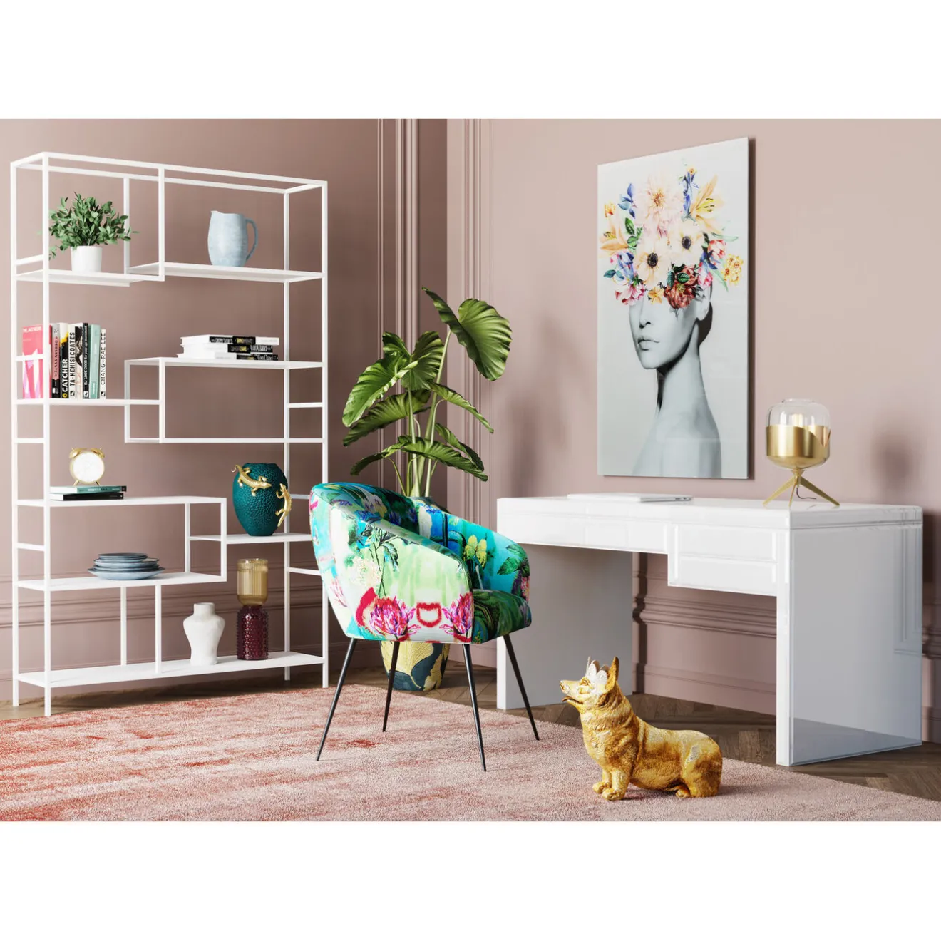 KARE Design Tableaux En Verre|Tableau En Verre Spring Hair 80X120Cm