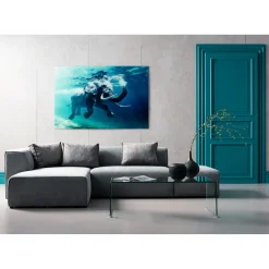 KARE Design Tableaux En Verre|Tableau En Verre Swimming Elephant 180X120