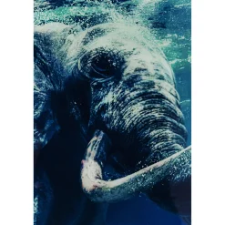 KARE Design Tableaux En Verre|Tableau En Verre Swimming Elephant 180X120