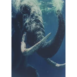 KARE Design Tableaux En Verre|Tableau En Verre Swimming Elephant 180X120