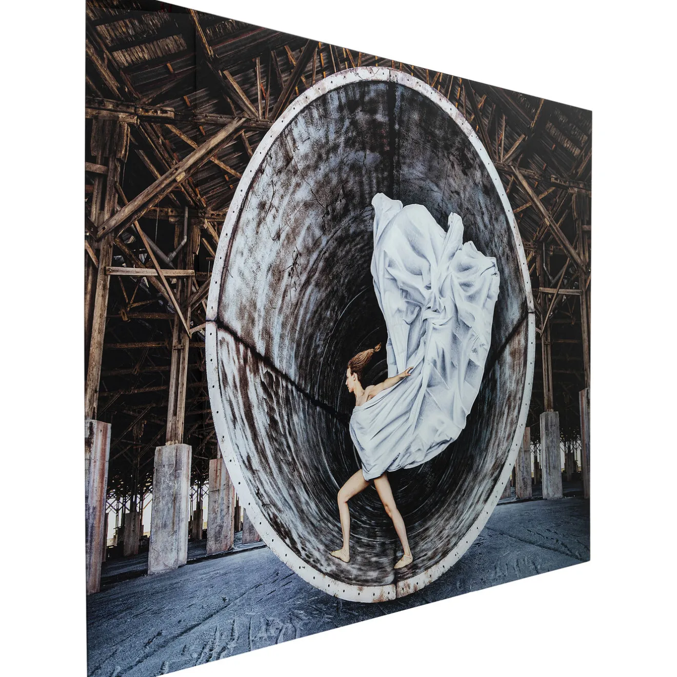 KARE Design Tableaux En Verre|Tableau En Verre Time Traveller 180X120Cm