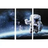 KARE Design Tableaux En Verre|Tableau En Verre Triptychon Man In Space 240X160Cm