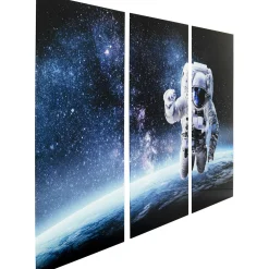 KARE Design Tableaux En Verre|Tableau En Verre Triptychon Man In Space 240X160Cm