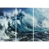 KARE Design Tableaux En Verre|Tableau En Verre Triptychon Wave (3/Set)