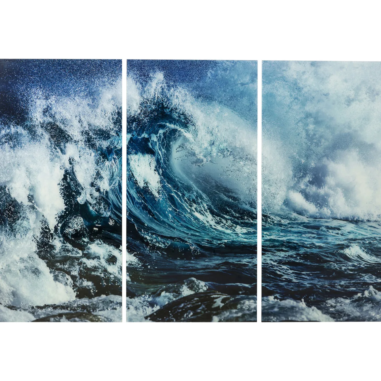 KARE Design Tableaux En Verre|Tableau En Verre Triptychon Wave (3/Set)