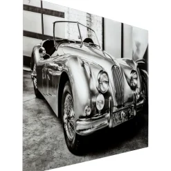 KARE Design Tableaux En Verre|Tableau En Verre Vintage Cabrio 150X100Cm