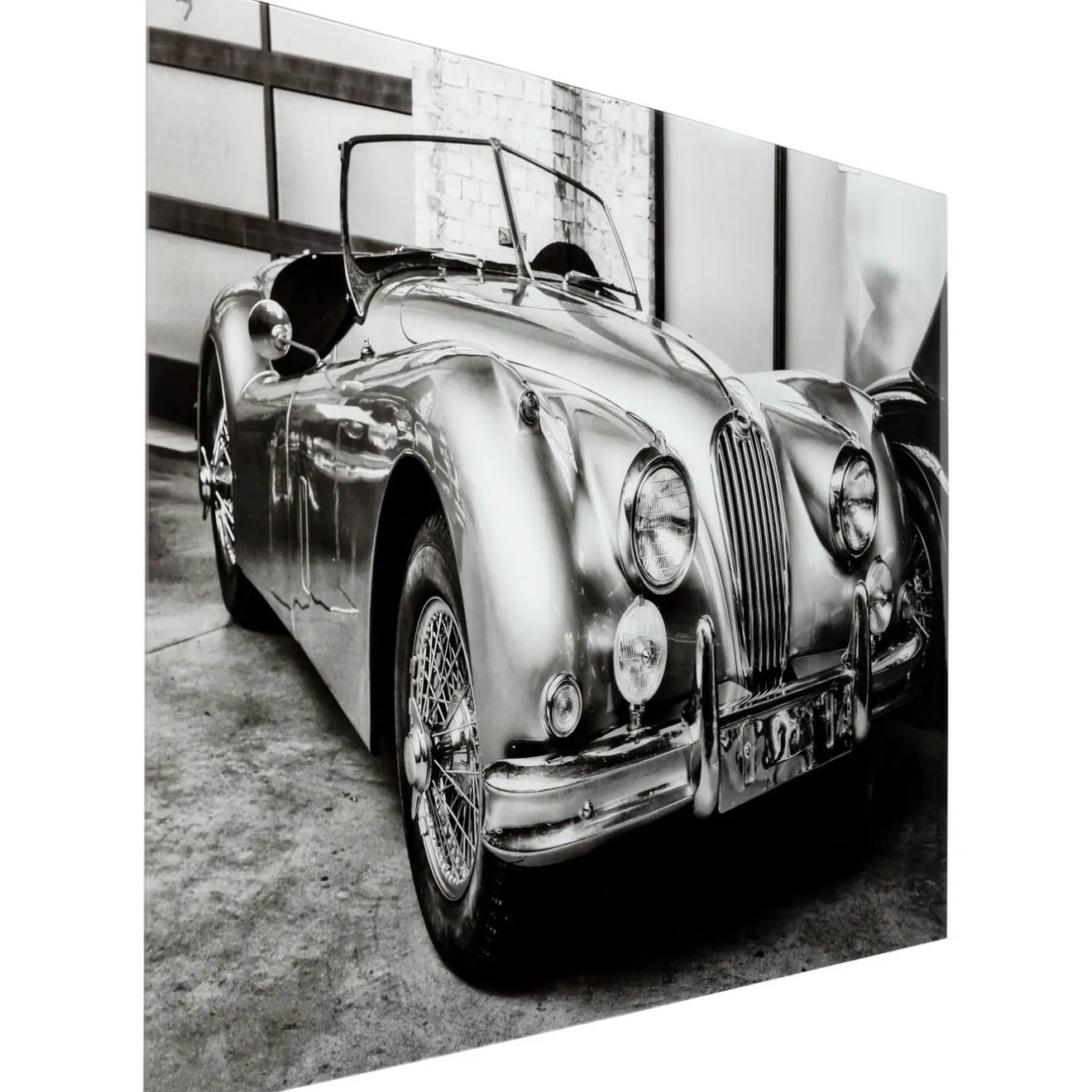 KARE Design Tableaux En Verre|Tableau En Verre Vintage Cabrio 150X100Cm