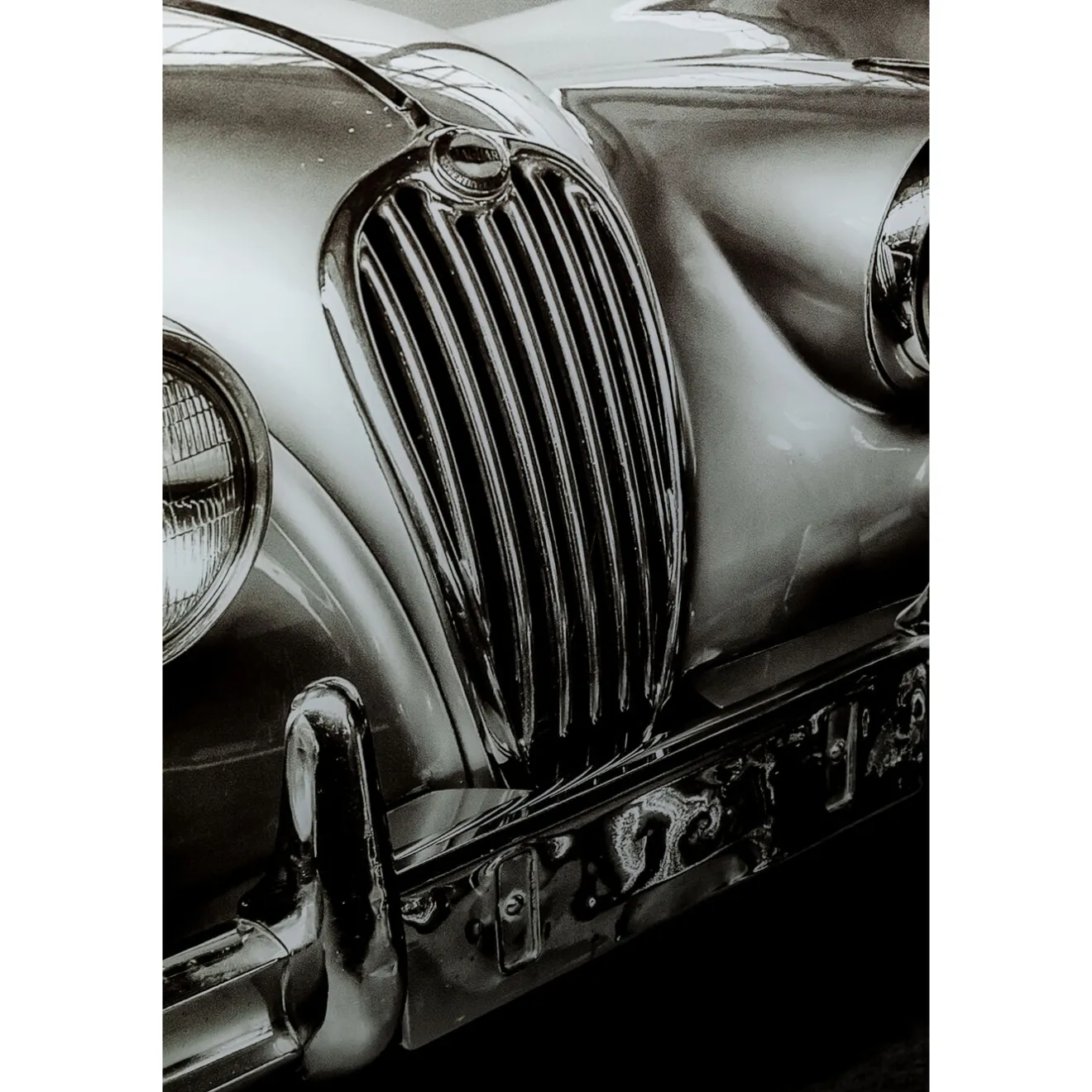 KARE Design Tableaux En Verre|Tableau En Verre Vintage Cabrio 150X100Cm