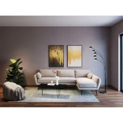 KARE Design Tableaux Encadres|Tableau Encadre Abstract Blanc 80X120Cm