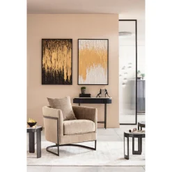 KARE Design Tableaux Encadres|Tableau Encadre Abstract Blanc 80X120Cm