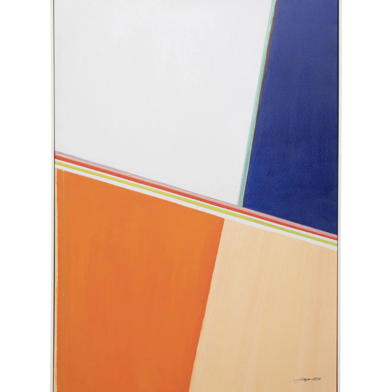 KARE Design Tableaux Encadres|Tableau Encadre Abstract Shapes Multi 73X103Cm