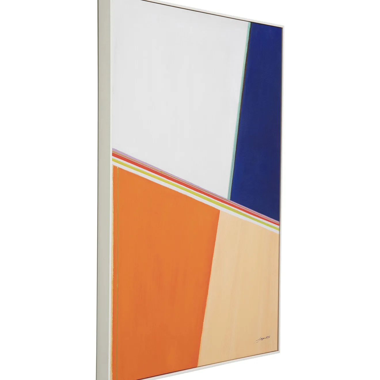 KARE Design Tableaux Encadres|Tableau Encadre Abstract Shapes Multi 73X103Cm