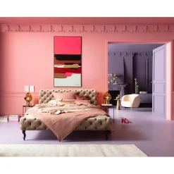 KARE Design Tableaux Encadres|Tableau Encadre Abstract Shapes Fuchsia 73X143Cm